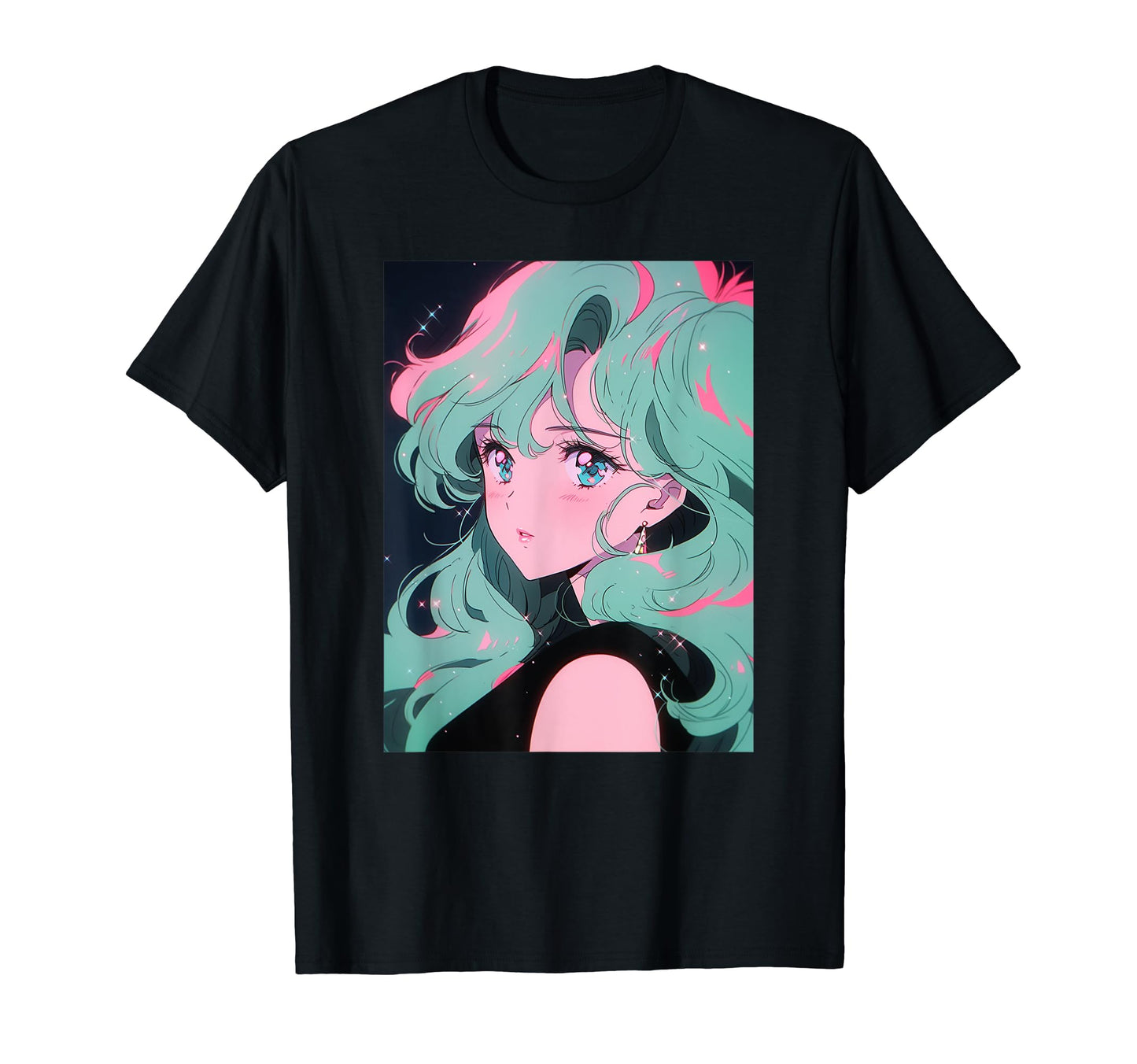 90S 80S Anime Manga Kawaii Aesthetic T-Shirt - Novelty Apparel for Adults