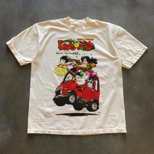 Dragonball Z Joyride off white anime graphic tee
