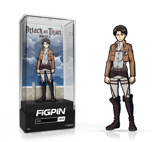 FiGPiN Attack on Titan Levi enamel pin collectible 1013
