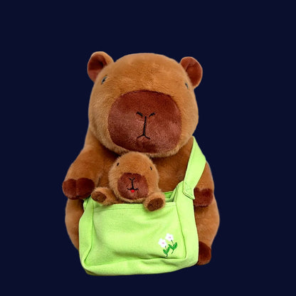 Coco the Capybara & Baby Plushie Set