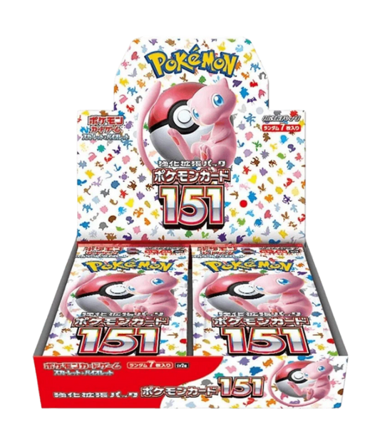 Japanese Pokémon Card 151 booster box trading card game
