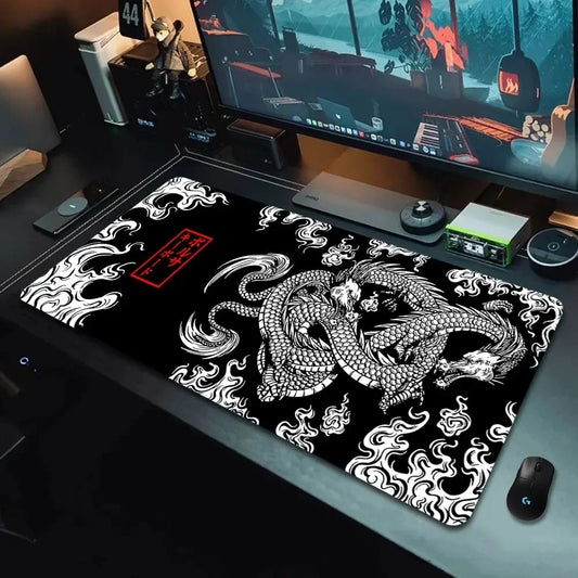 Japanese dragon anime XXL gaming mouse pad desk mat
