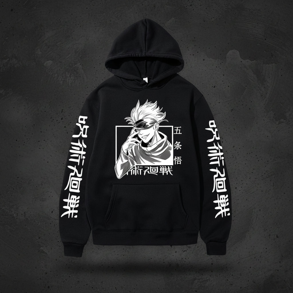 Jujutsu Kaisen Satoru Gojo stylish anime hoodie
