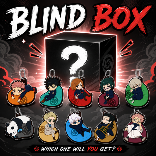 Jujutsu Kaisen trading rubber cushion keychain blind box
