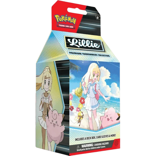 Lillie Pokémon premium tournament collection box trading card game
