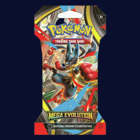 Pokémon Scarlet and Violet Mega Evolution sleeved booster pack
