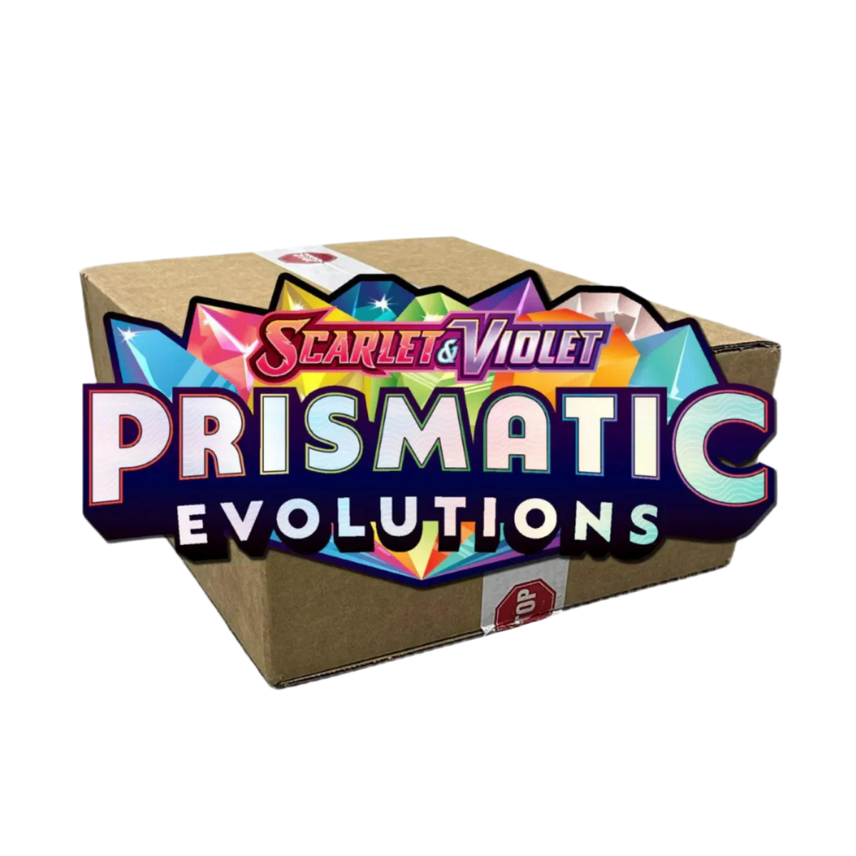 Pokémon Scarlet and Violet Prismatic Evolutions Elite Trainer Box case
