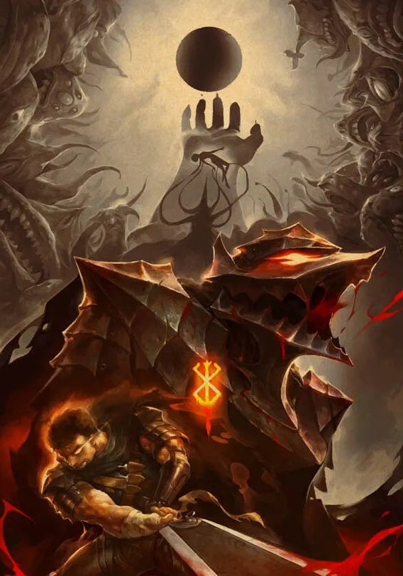 Berserk Anime Canvas Art Set