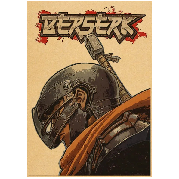 Berserk Anime Canvas Art Set