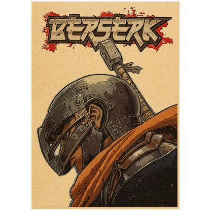Berserk Anime Canvas Art Set