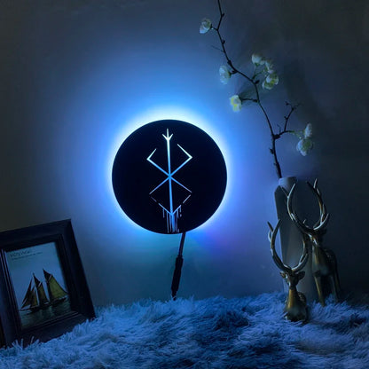 Berserk Guts Silhouette Wall Lamp