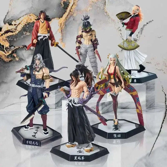 Demon Slayer Hashira and Twelve Kizuki anime figures, premium collectible statue set
