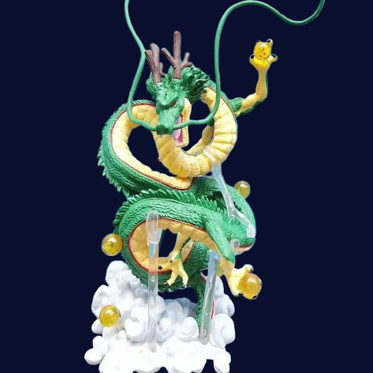 Dragon Ball Shenron Eternal Dragon PVC figure on cloud base with Dragon Balls