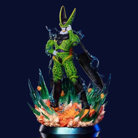 Dragon Ball Z Perfect Cell anime figure, premium DBZ villain collectible statue
