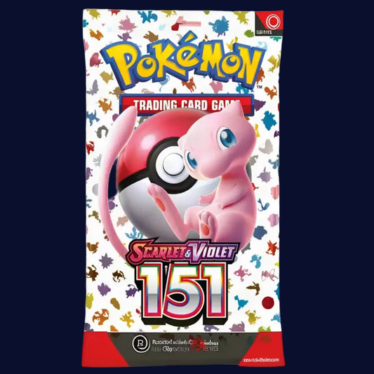 Scarlet & Violet 151 Booster Pack – Pokémon TCG booster pack featuring original 151 Pokémon cards