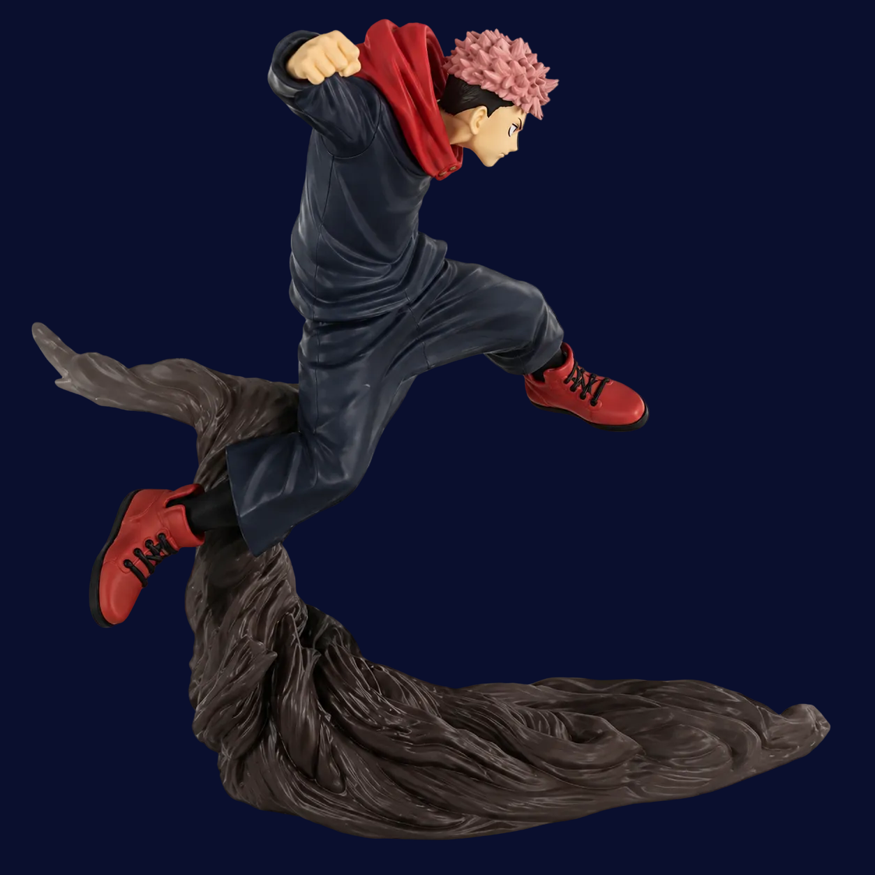 Jujutsu Kaisen Yuji Itadori Battle Jumping Statue