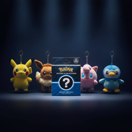Pokemon goods keychain blind box, mystery anime collectible accessory
